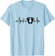 Gift Original Grandpa Granny Black Feet , grey, S T-Shirt - T-Shirt | Light Blue