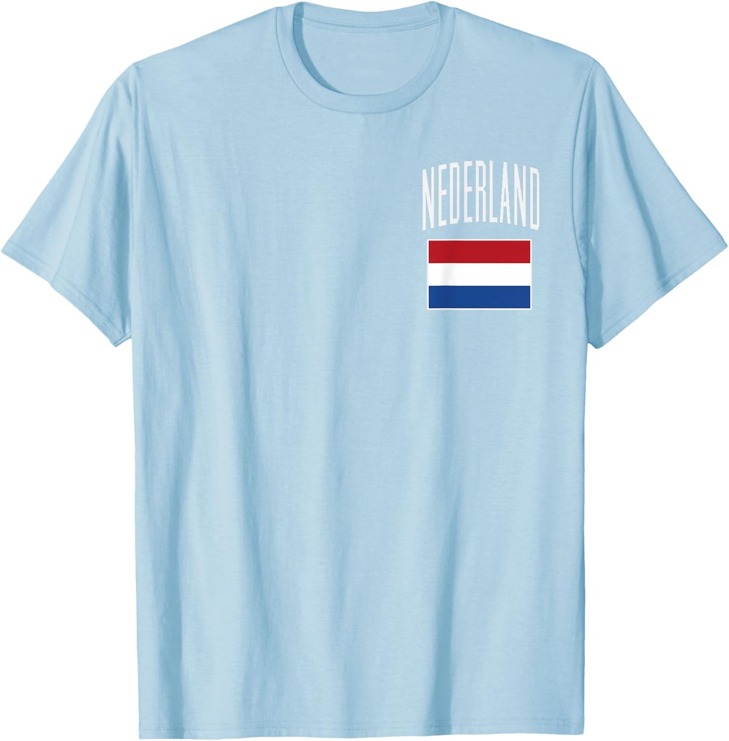 Netherlands Nederland Football Soccer Fan Men Women Kids T-Shirt - T-Shirt | Light Blue
