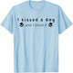 I Kissed A Dog And I Liked It Dog Lovers Shirt Men Women Girls Kids T-Shirt - T-Shirt | Light Blue