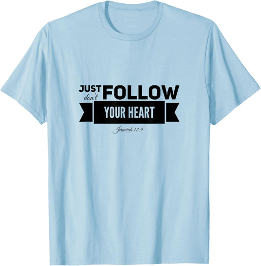 Jeremiah 17:9 Reformed T-Shirt - T-Shirt | Light Blue