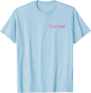 Lillet Crew Summer Alcohol Lillet , White T-Shirt - T-Shirt | Light Blue