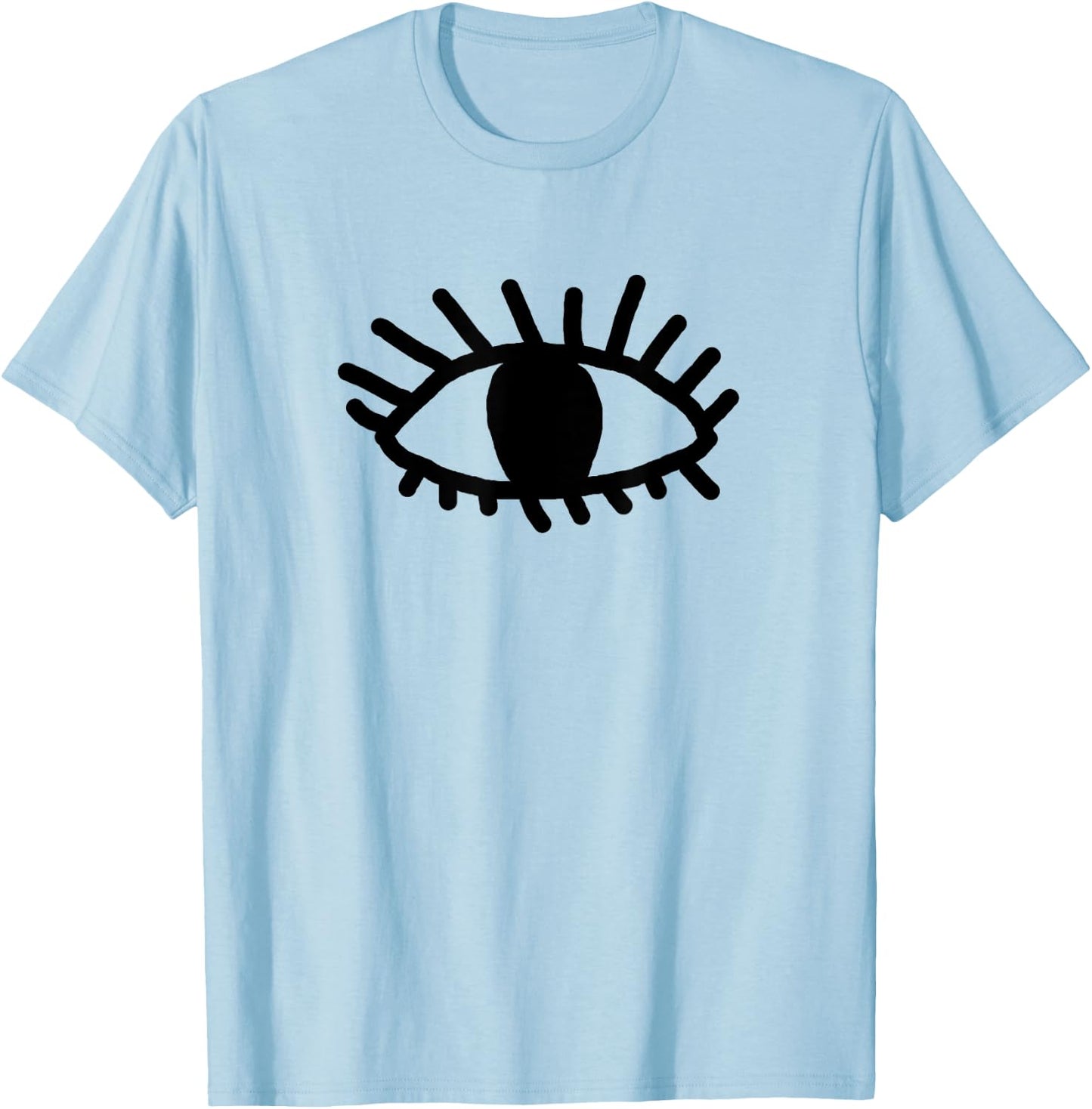 Third Eye Open Chakra Mystical All Seeing Eye T-Shirt - T-Shirt | Light Blue