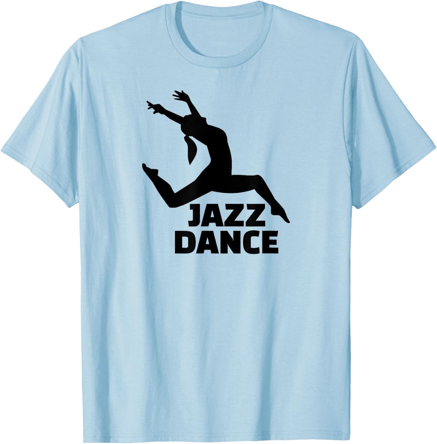 Jazz Dance – Leaping Dancer T-Shirt - T-Shirt | Light Blue