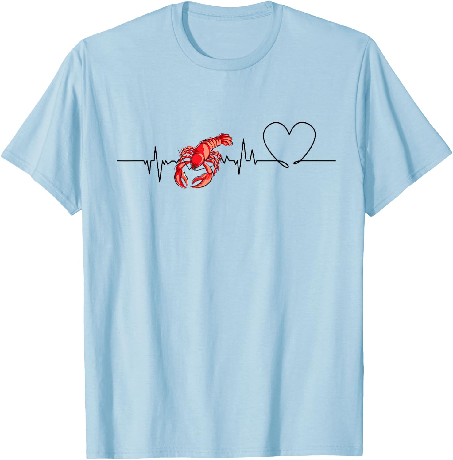 Love lobster women Shirt lobster Lovers men, kids and girls T-Shirt - T-Shirt | Light Blue