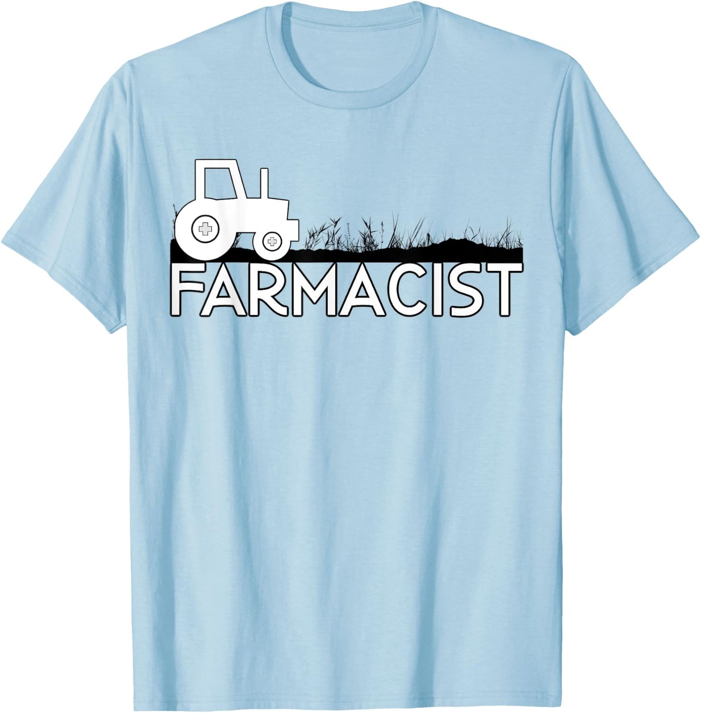 Farmacist cultivating god's apothecary - Unique Farmer Gift T-Shirt - T-Shirt | Light Blue