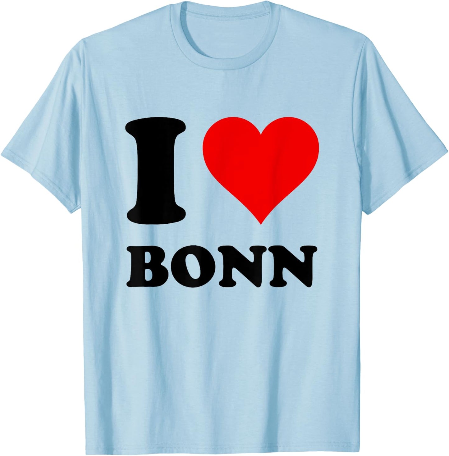 Ich Liebe Bonn T-Shirt - T-Shirt | Light Blue