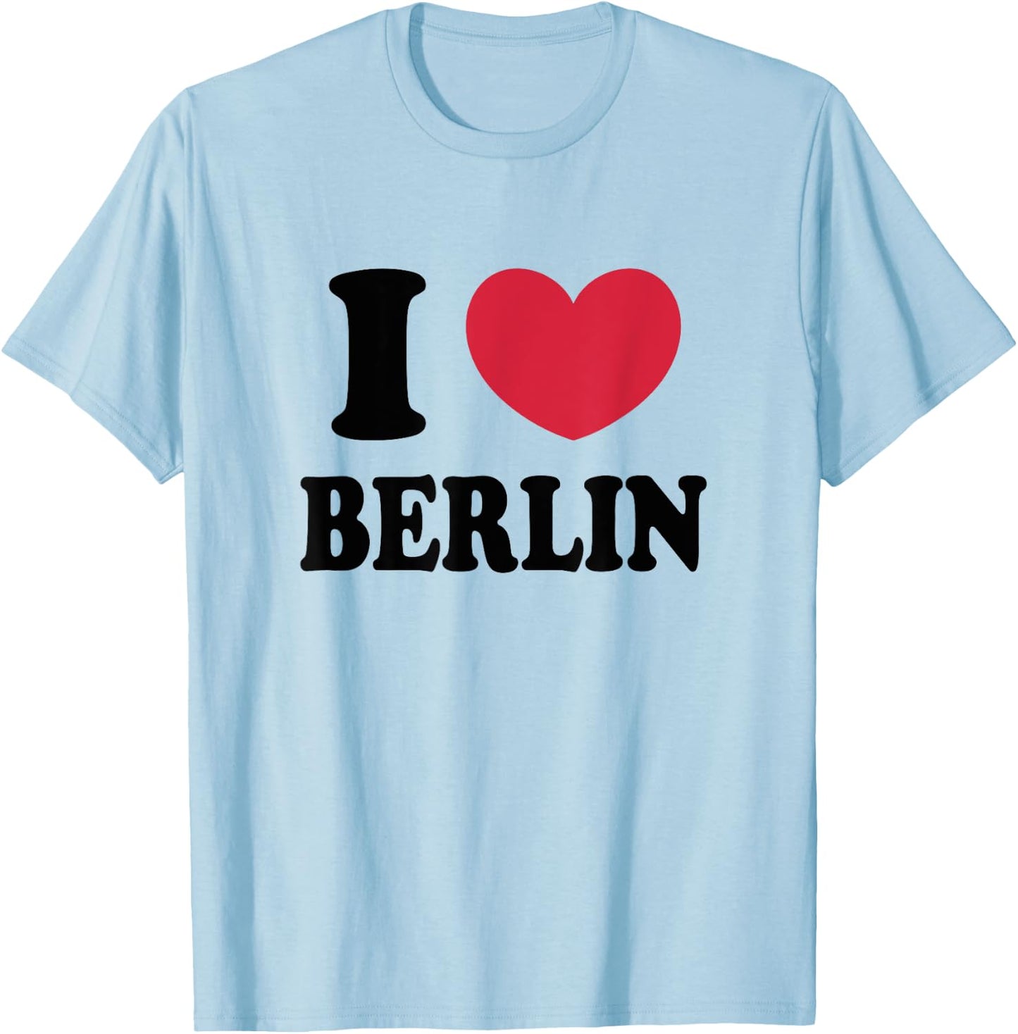 I Love Berlin , white, S T-Shirt - T-Shirt | Light Blue