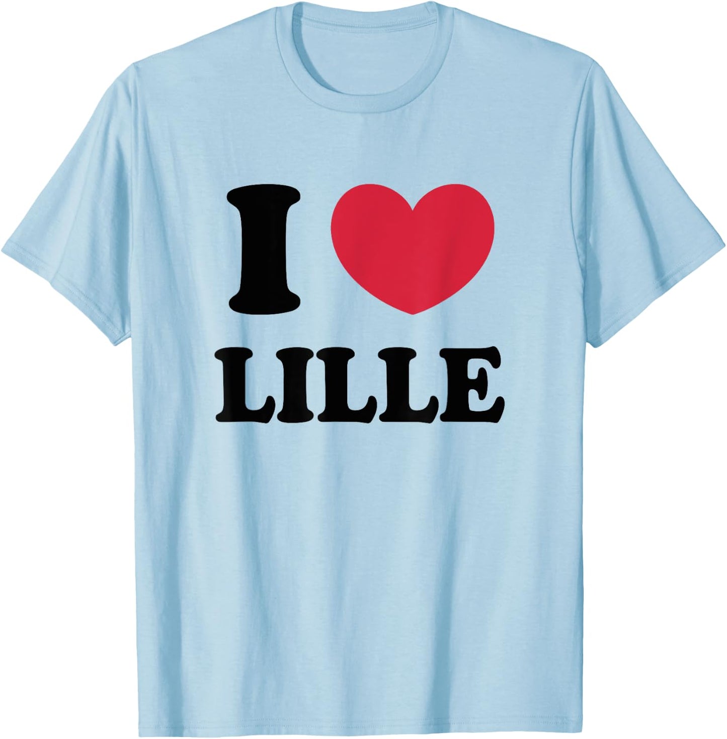 I Love Lille T-Shirt - T-Shirt | Light Blue