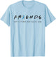 Ribbon Friends T1D Don't Let Friends Fight Diabetes Alone T-Shirt - T-Shirt | Light Blue