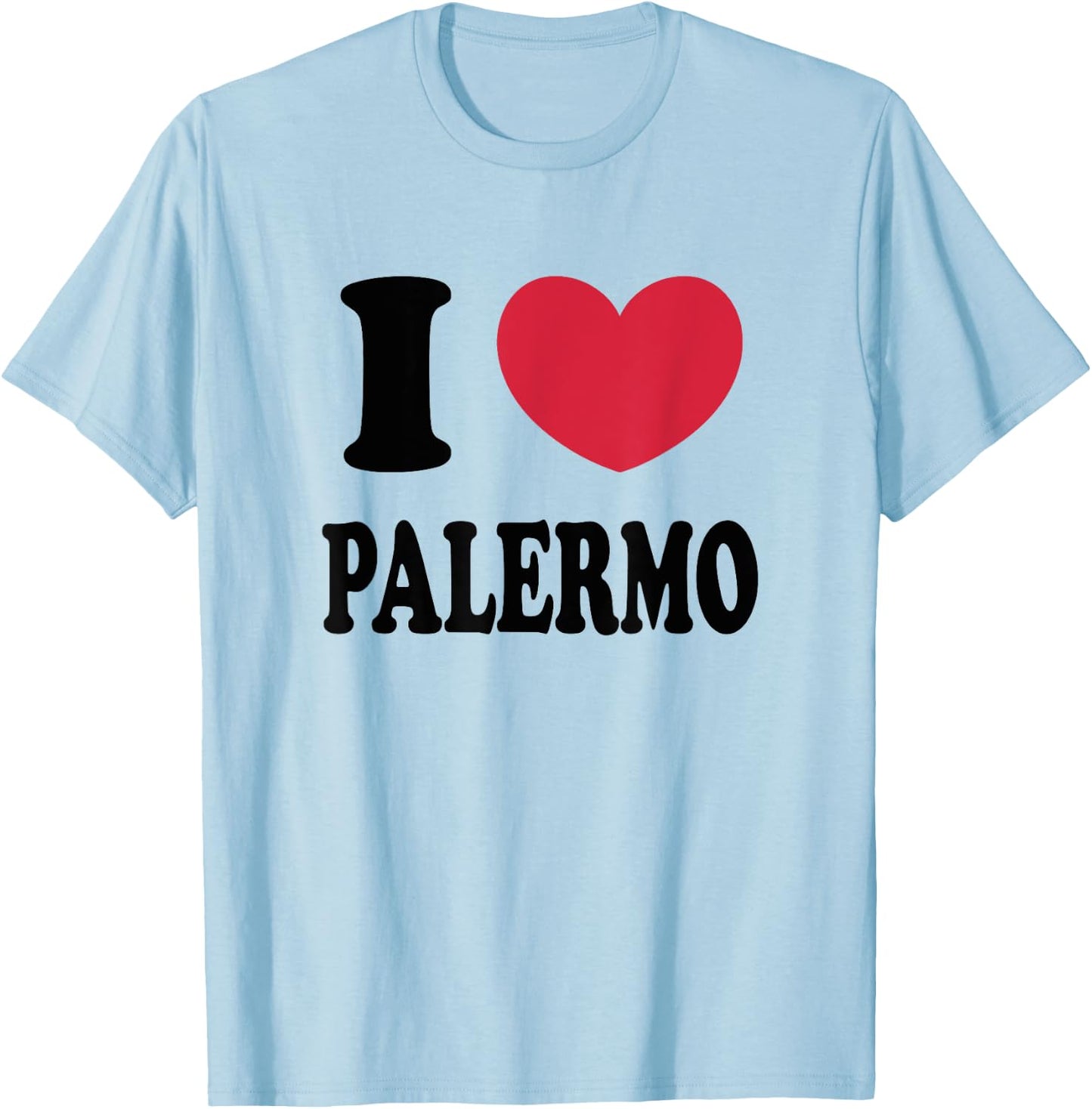 I Love Palermo T-Shirt - T-Shirt | Light Blue