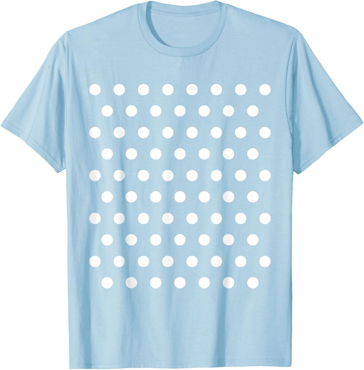 Red t shirt with white polka dots T-Shirt - T-Shirt | Light Blue