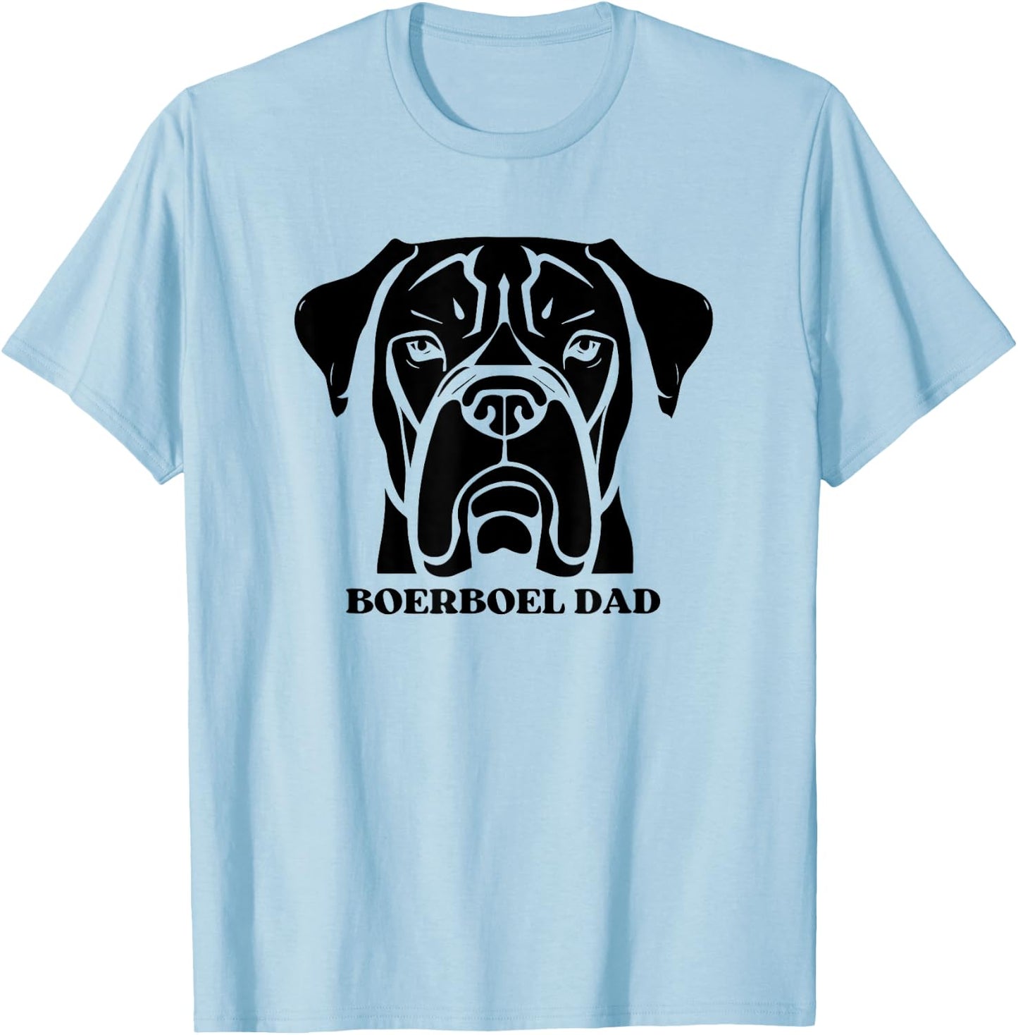 Boerboel Dad Dog Lovers T-Shirt - T-Shirt | Light Blue