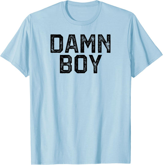 DAMN BOY Funny Gay Pride T-Shirt - T-Shirt | Light Blue