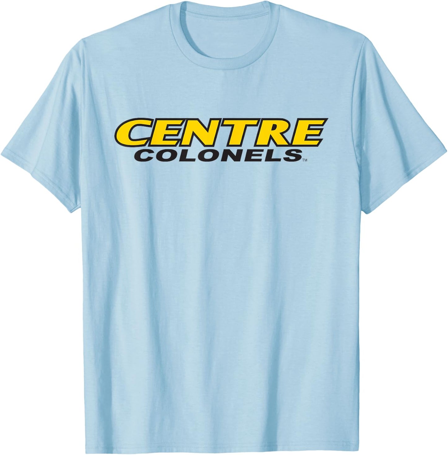 Centre College Colonels Text Logo T-Shirt - T-Shirt | Light Blue