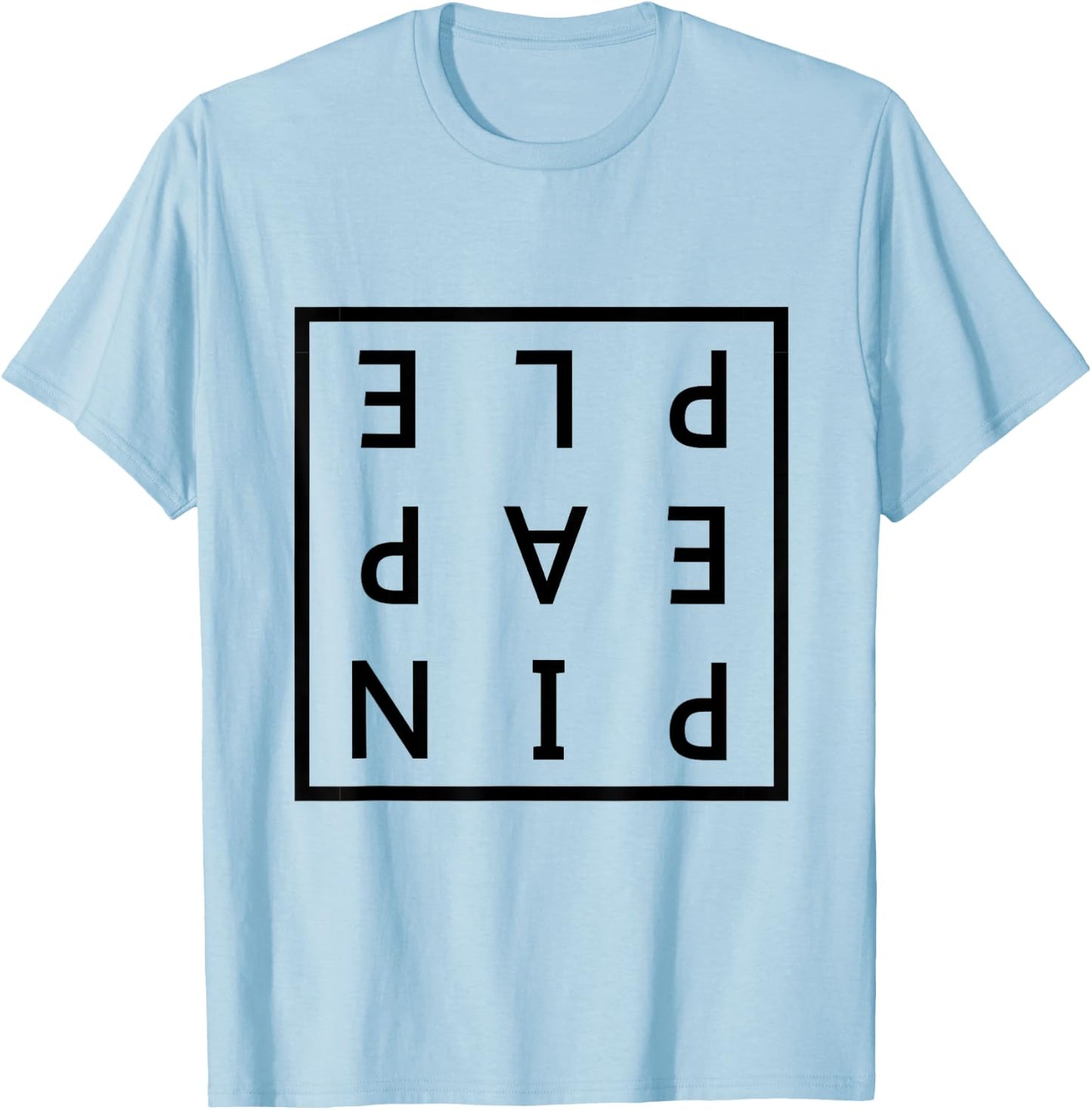 Upside Down Pineapple Swinger Lifestyle Naughty Adult Humor T-Shirt - T-Shirt | Light Blue