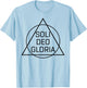 Soli Deo Gloria - Five Solas - Reformed Theology Gift T-Shirt - T-Shirt | Light Blue