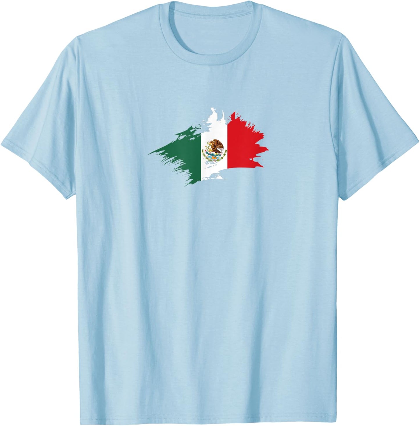 Mexiko Flagge Frauen Kinder Männer Mexikaner Land Mexico T-Shirt - T-Shirt | Light Blue
