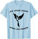 Jin Jiyan Azadi Women's Life Freedom , gray T-Shirt - T-Shirt | Light Blue