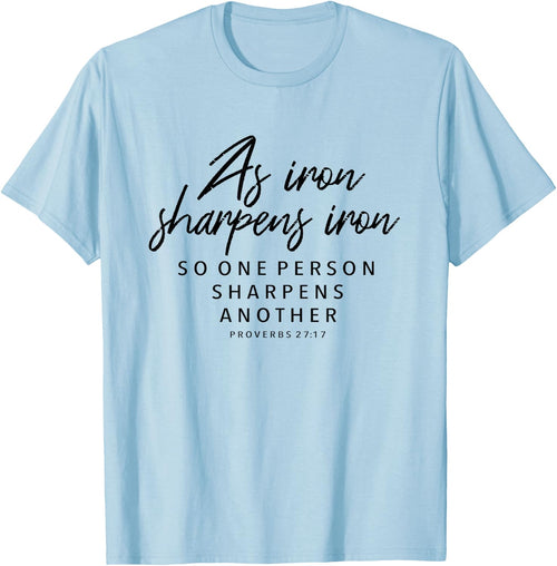 Iron Sharpens Iron, Proverbs 27:17 - Christian Gift