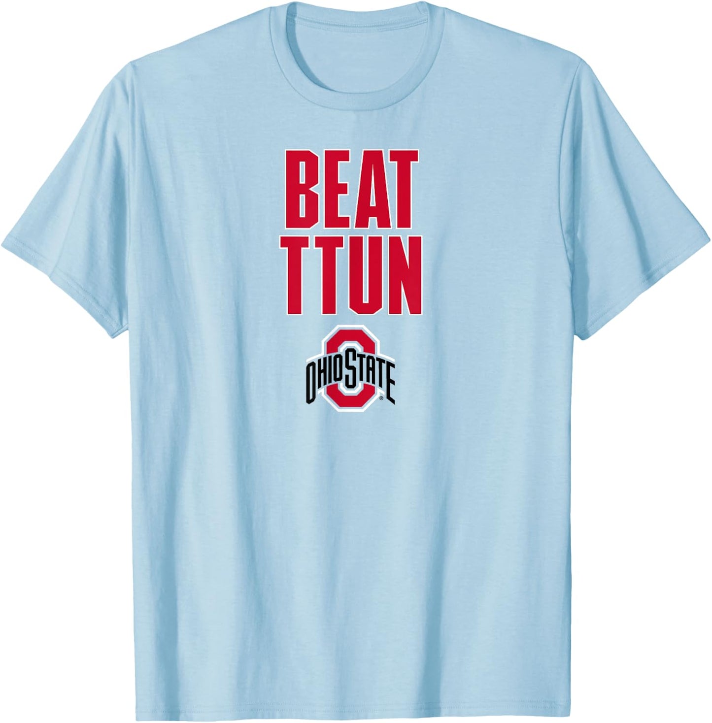Ohio State: Beat TTUN - Ohio State Buckeyes T-Shirt - T-Shirt | Light Blue