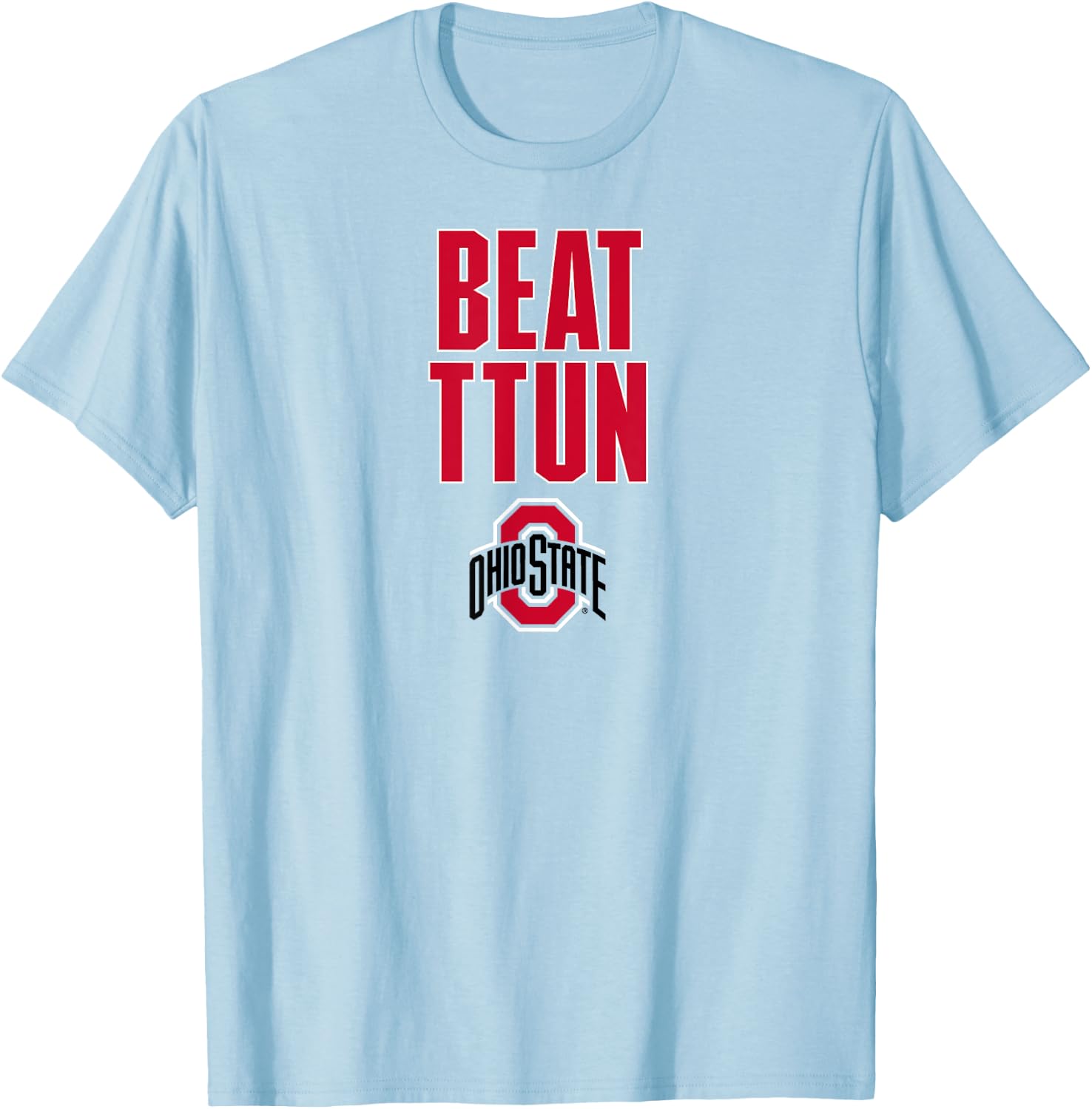 Ohio State: Beat TTUN - Ohio State Buckeyes T-Shirt - T-Shirt | Light Blue