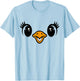 Halloween Chick Face Costume Kids Cute Baby Chicken T-Shirt - T-Shirt | Light Blue