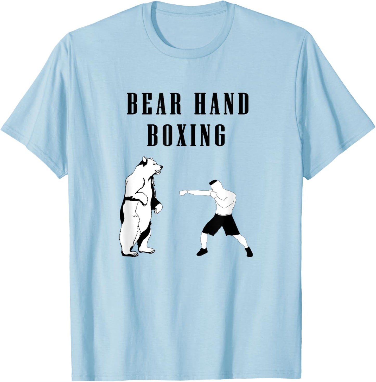 Bear hand boxing T-Shirt - T-Shirt | Light Blue