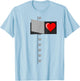 Tin Man Heart Halloween Wizard of OZ Tin Man Costume T-Shirt - T-Shirt | Light Blue