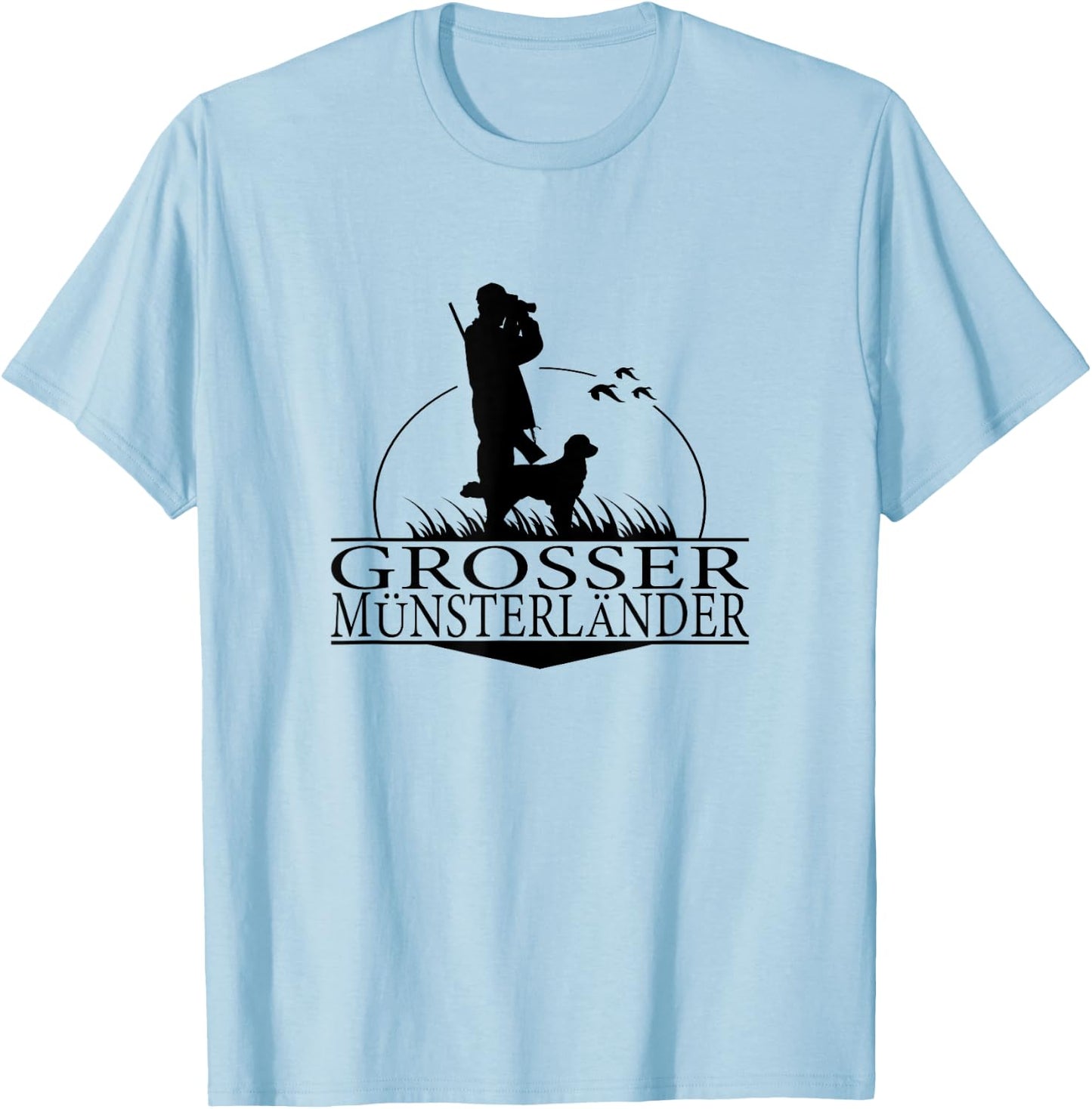 Large Münsterländer Hunting Dogs Hunter Hunting Dog Women T-Shirt - T-Shirt | Light Blue