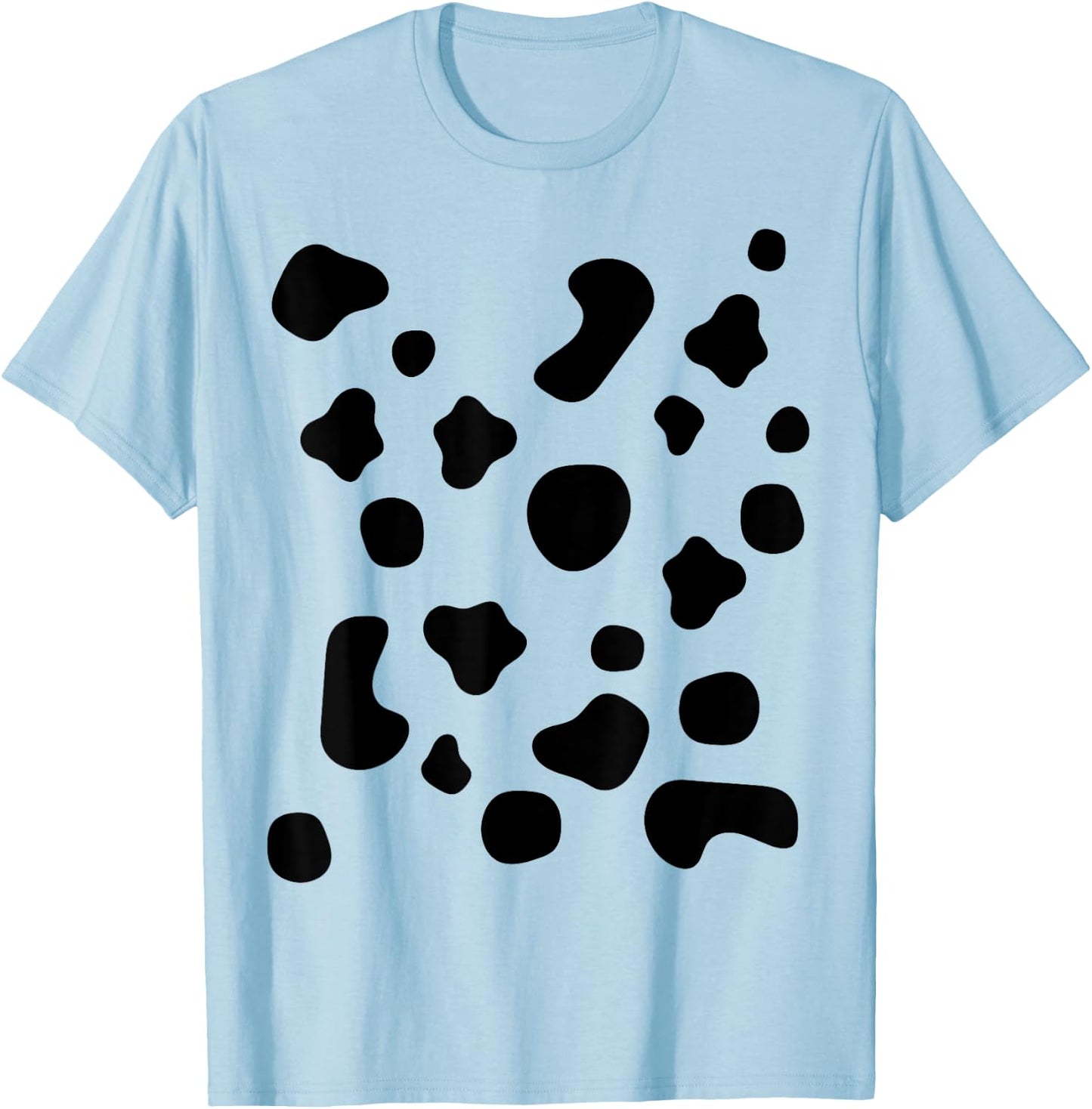 Dalmatian Dog Cool Halloween Group Couple Costume Men Women T-Shirt - T-Shirt | Light Blue