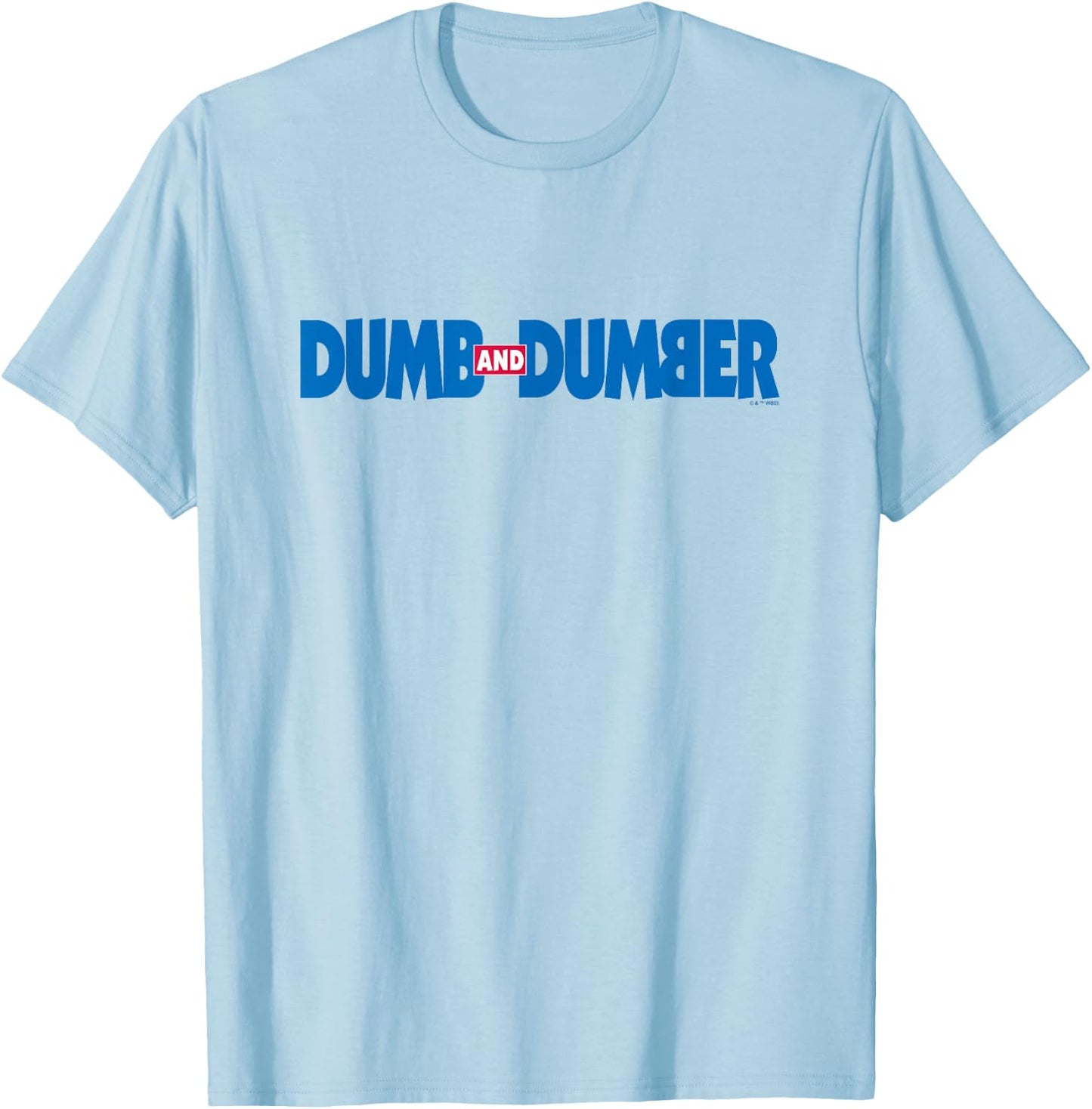 Dumb and Dumber Classic Movie Logo T-Shirt - T-Shirt | Light Blue