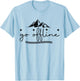 Funny go offline hiking lovers Gifts hiker T-Shirt - T-Shirt | Light Blue