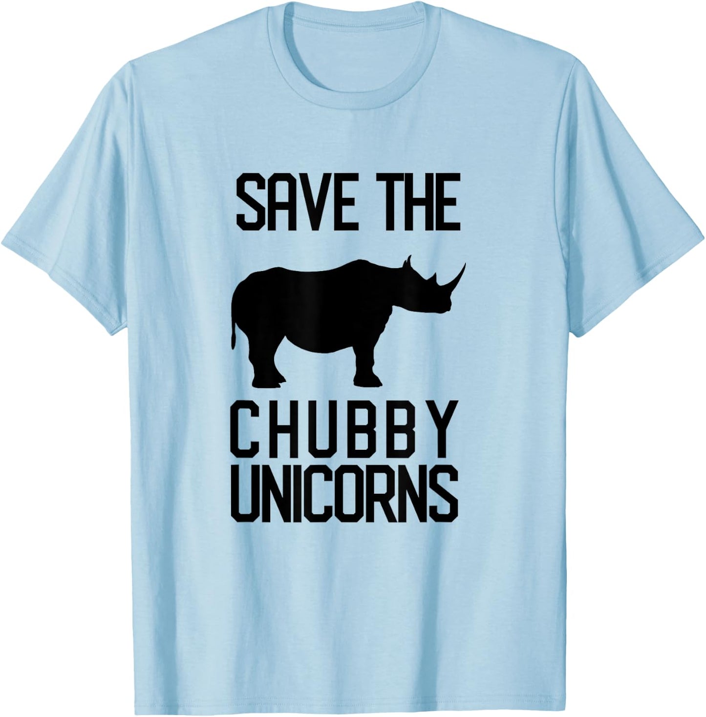 Save The Chubby Unicorns for Kids and Youth T-Shirt - T-Shirt | Light Blue