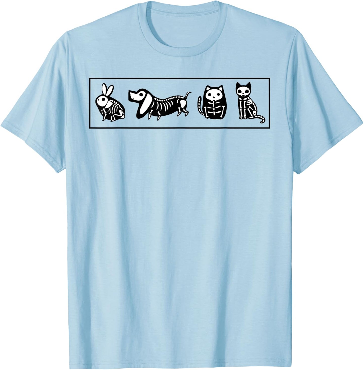 Funny X-ray Vet Tech Animal Rad Tech Apparel Veterinary T-Shirt - T-Shirt | Light Blue