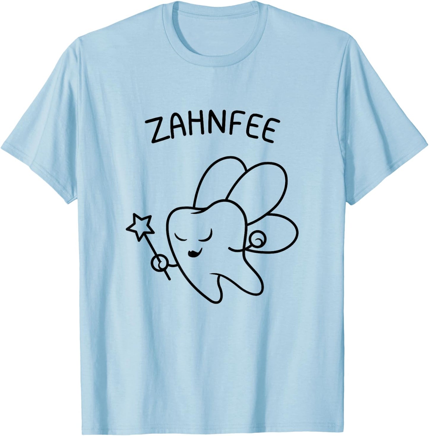 Tooth Fairy Fancy Dress Outfit Carnival Costume , White T-Shirt - T-Shirt | Light Blue