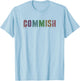 Vintage COMMISH Fantasy Football Commissioner Basketball T-Shirt - T-Shirt | Light Blue