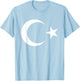 Turkish Flag T-Shirt - T-Shirt | Light Blue