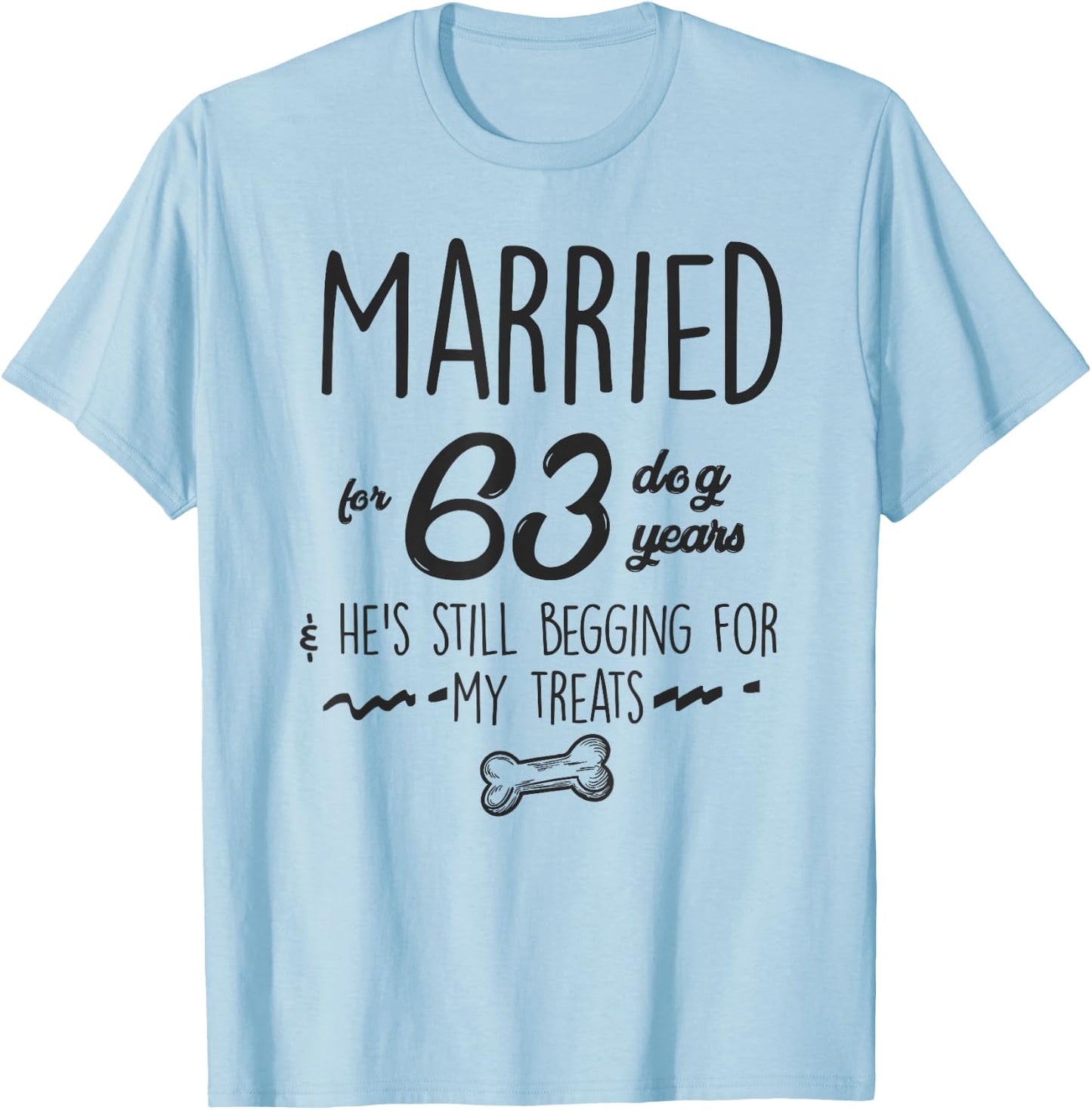 9 Year Anniversary Gift, 9th Wedding Anniversary T-Shirt - T-Shirt | Light Blue