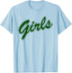Girls Shirt Friends Green Graphic , grey T-Shirt - T-Shirt | Light Blue