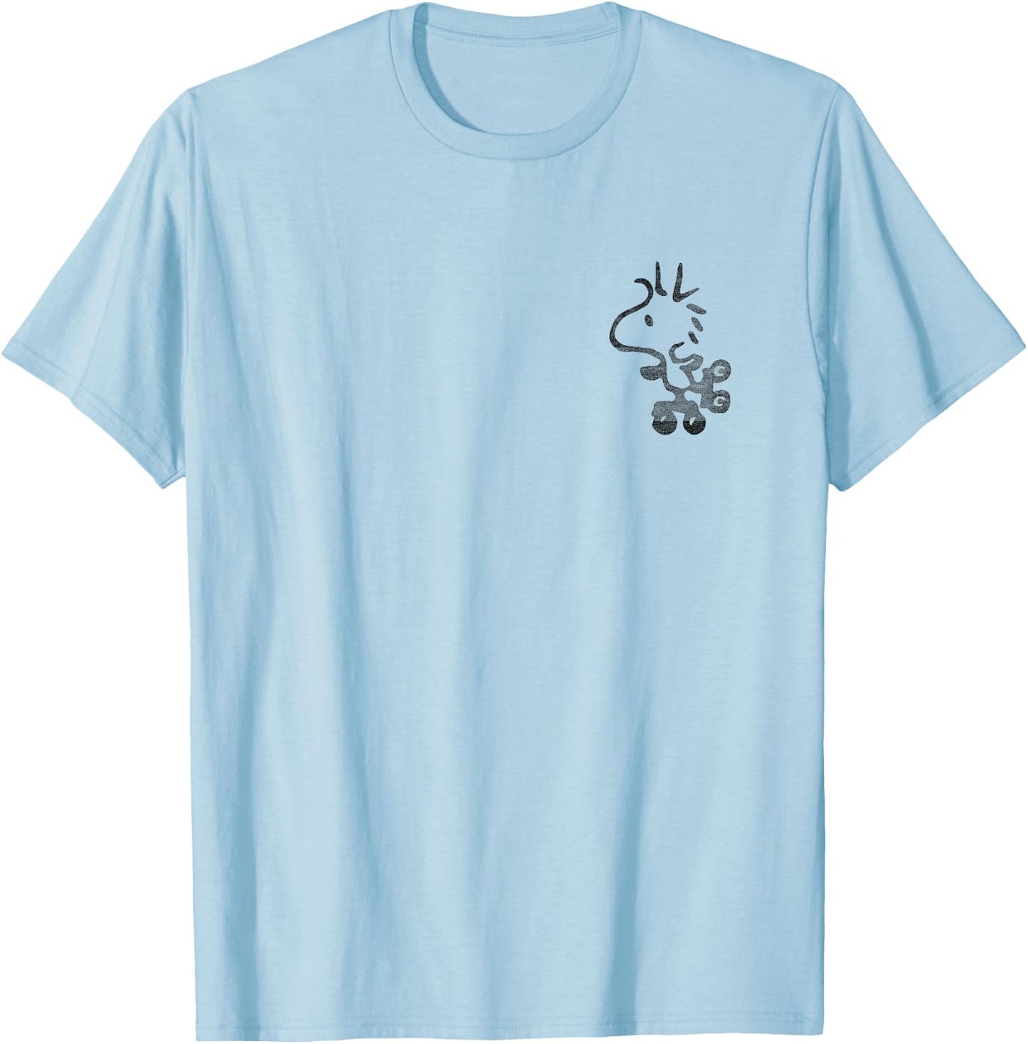 Peanuts Woodstock Let The Good Times Roll T-Shirt - T-Shirt | Light Blue