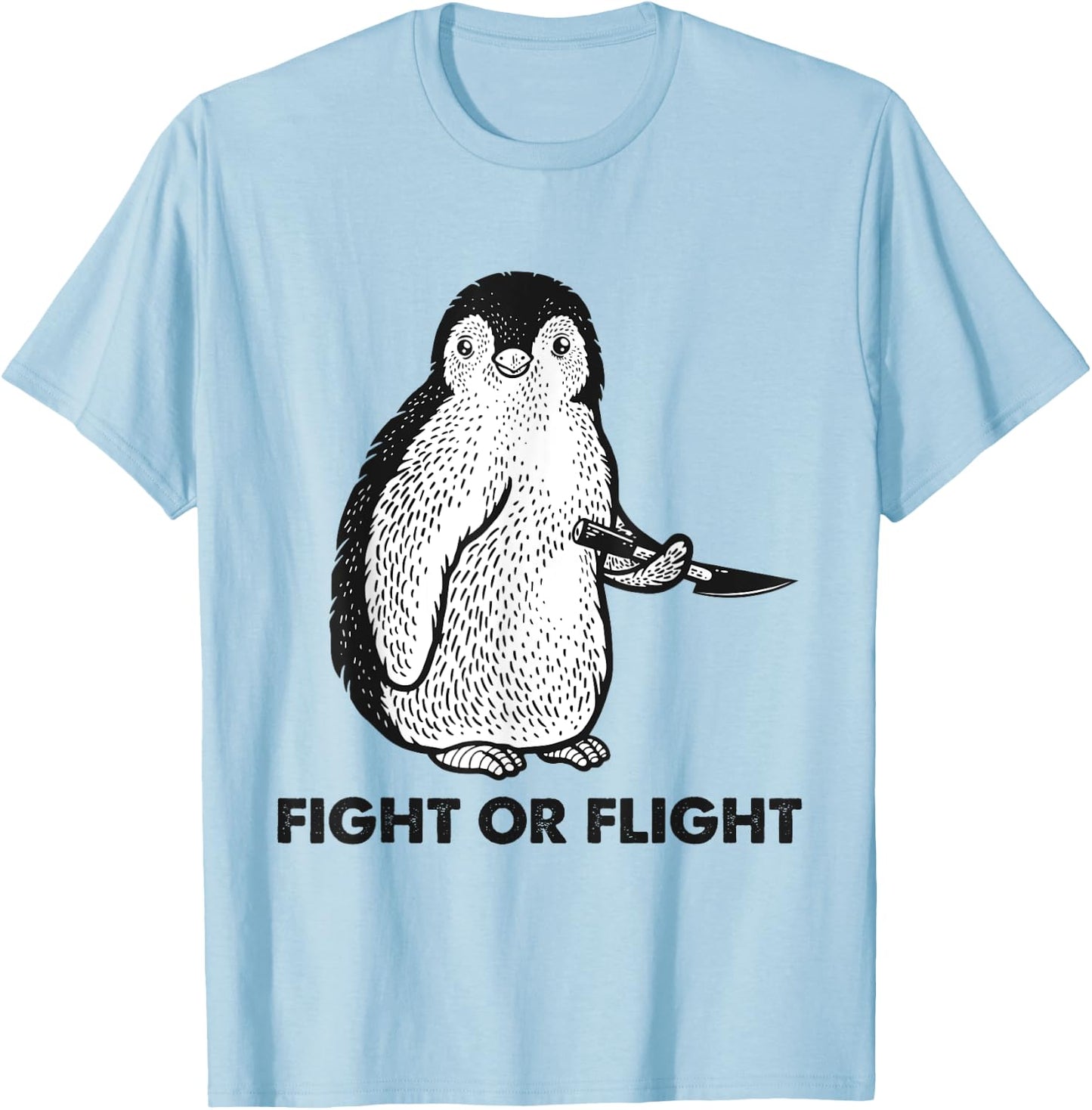 Jeu de mots amusant de pingouin T-Shirt - T-Shirt | Light Blue