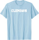 Clemson Tigers Classic Paw Orange Officially Licensed T-Shirt - T-Shirt | Light Blue