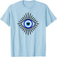 Evil Eye Spiritual Aesthetic Esoteric Mystical Theme T-Shirt - T-Shirt | Light Blue