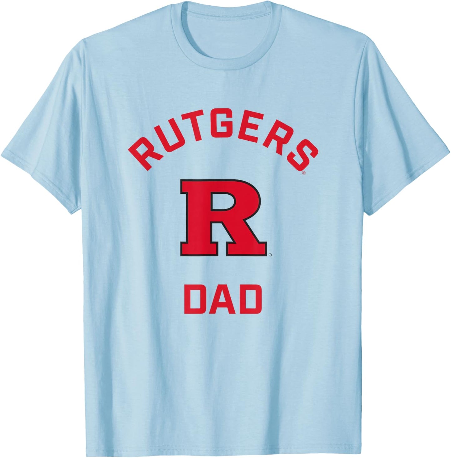 Rutgers University Scarlet Knights Arched Dad T-Shirt - T-Shirt | Light Blue