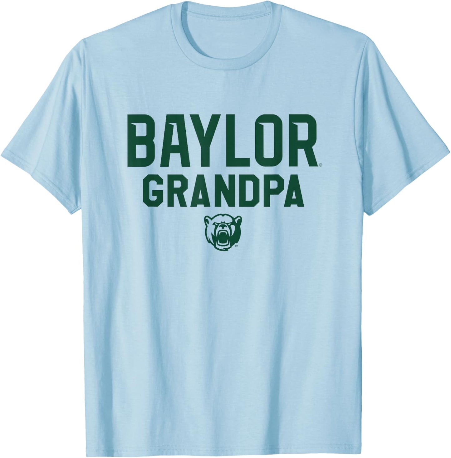 Baylor University Bears Grandpa T-Shirt - T-Shirt | Light Blue