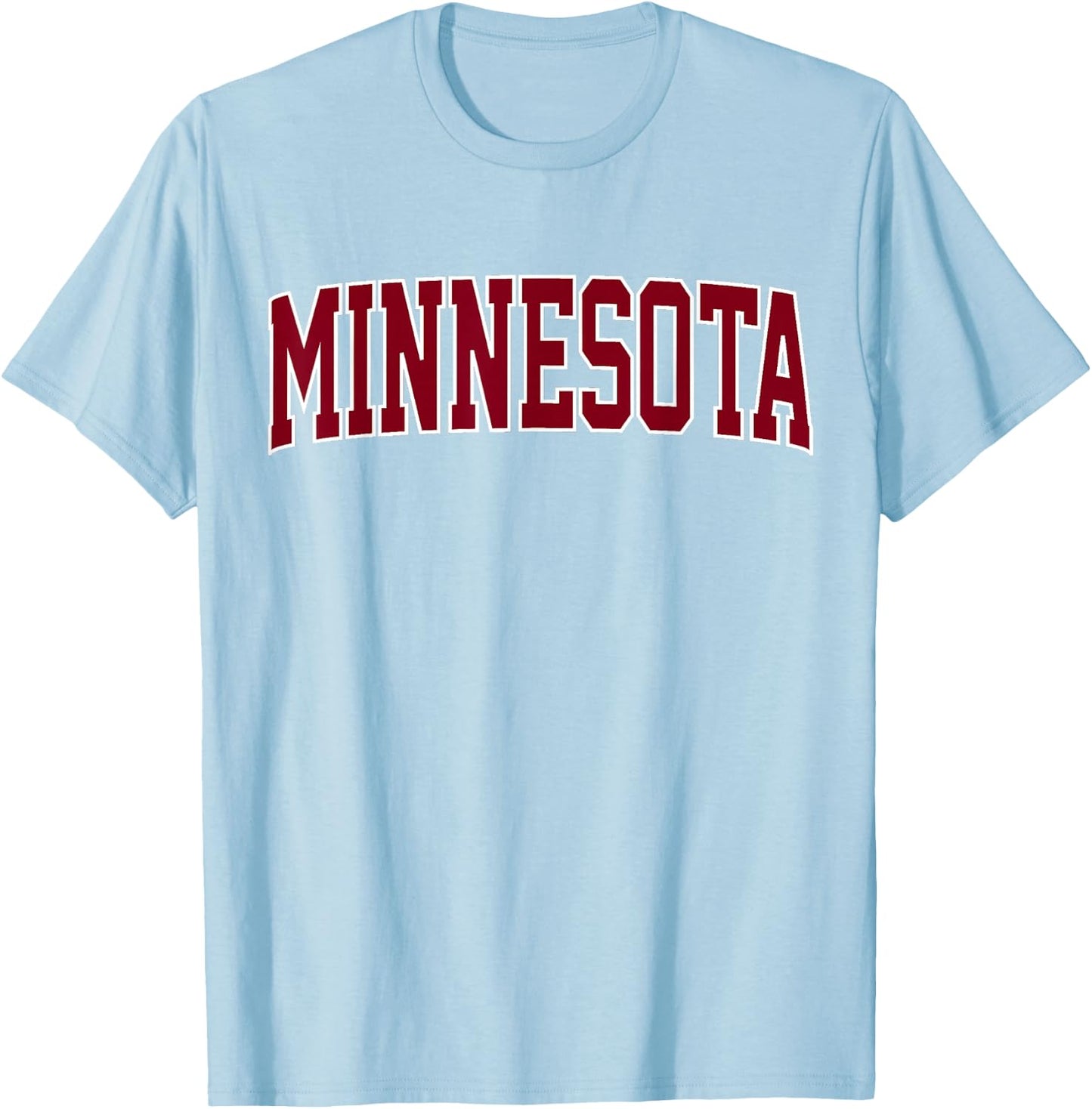 Retro Minnesota Vintage Minnesota Gold Maroon Throwback T-Shirt - T-Shirt | Light Blue