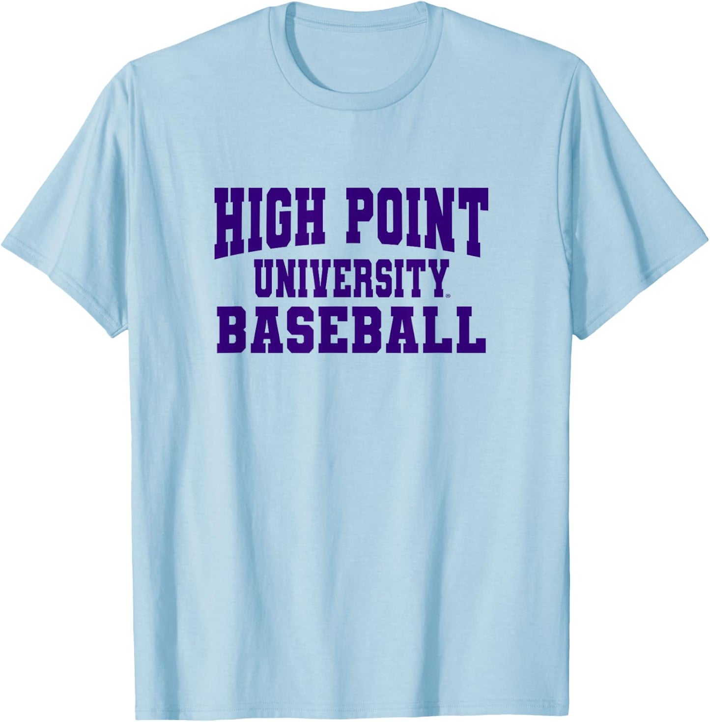 High Point University Panthers Baseball NCAA HP12 T-Shirt - T-Shirt | Light Blue