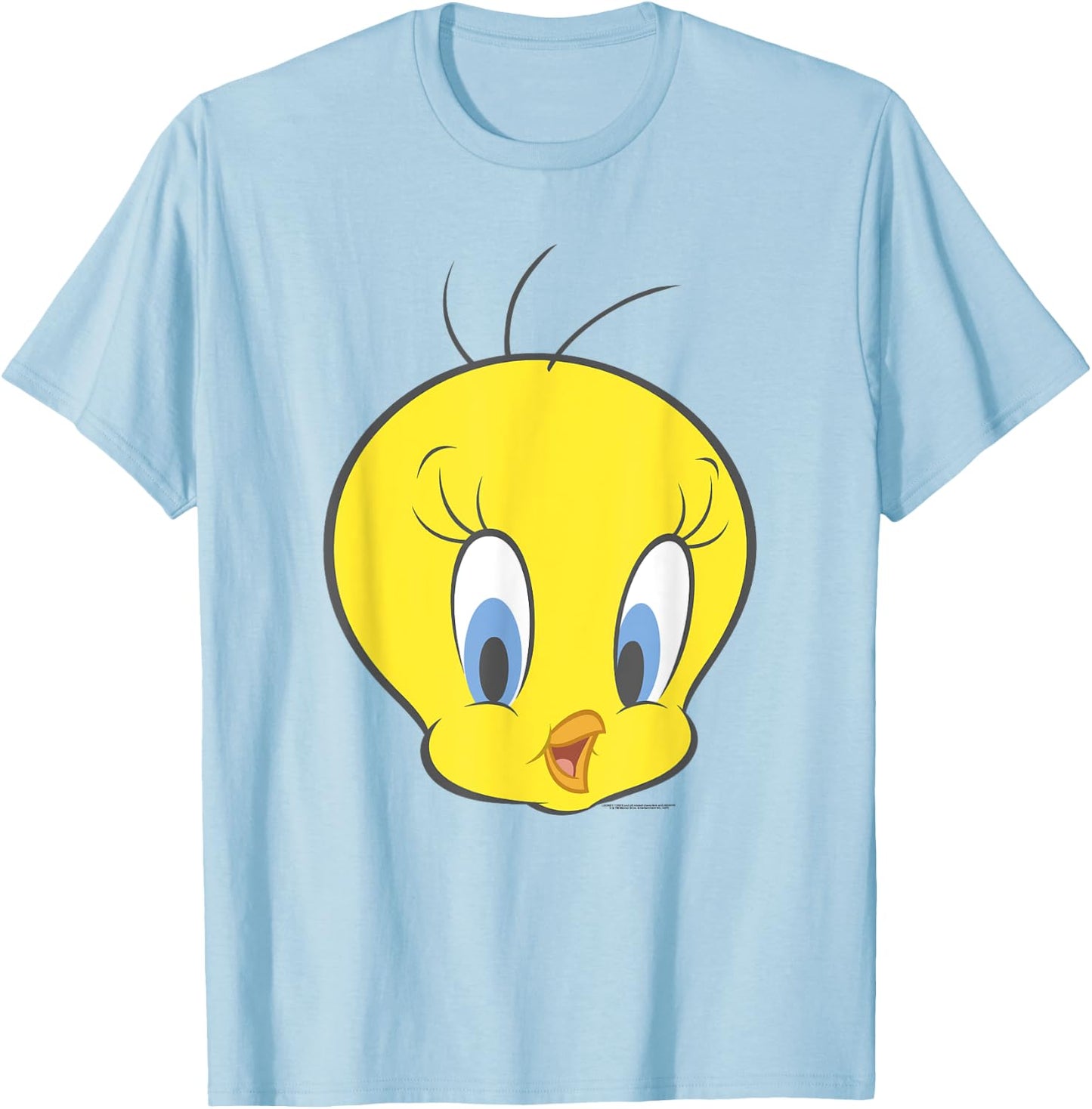 Looney Tunes Tweety Bird Big Face Smile T-Shirt - T-Shirt | Light Blue