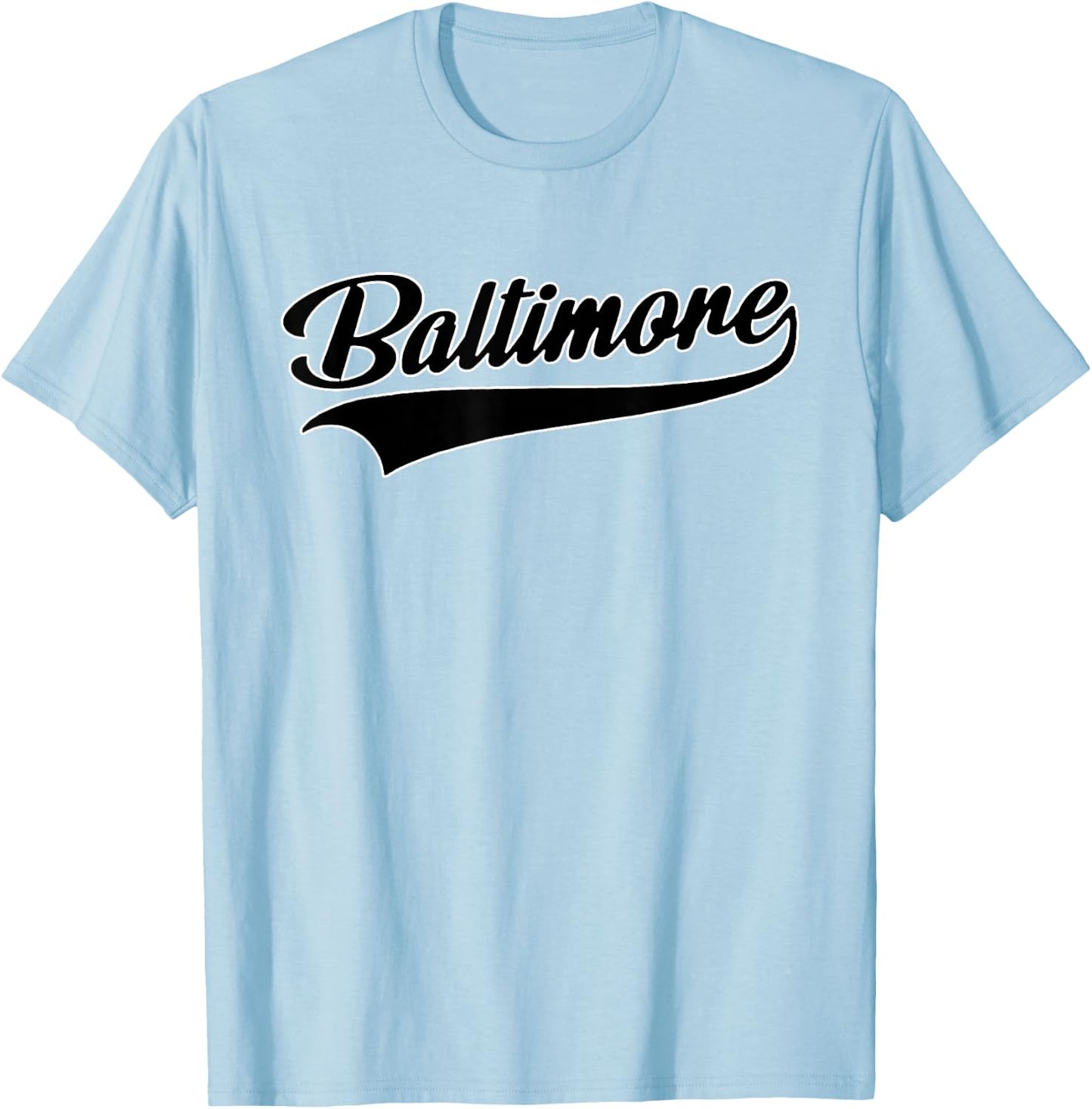 Baltimore - Throwback Design - Classic T-Shirt - T-Shirt | Light Blue