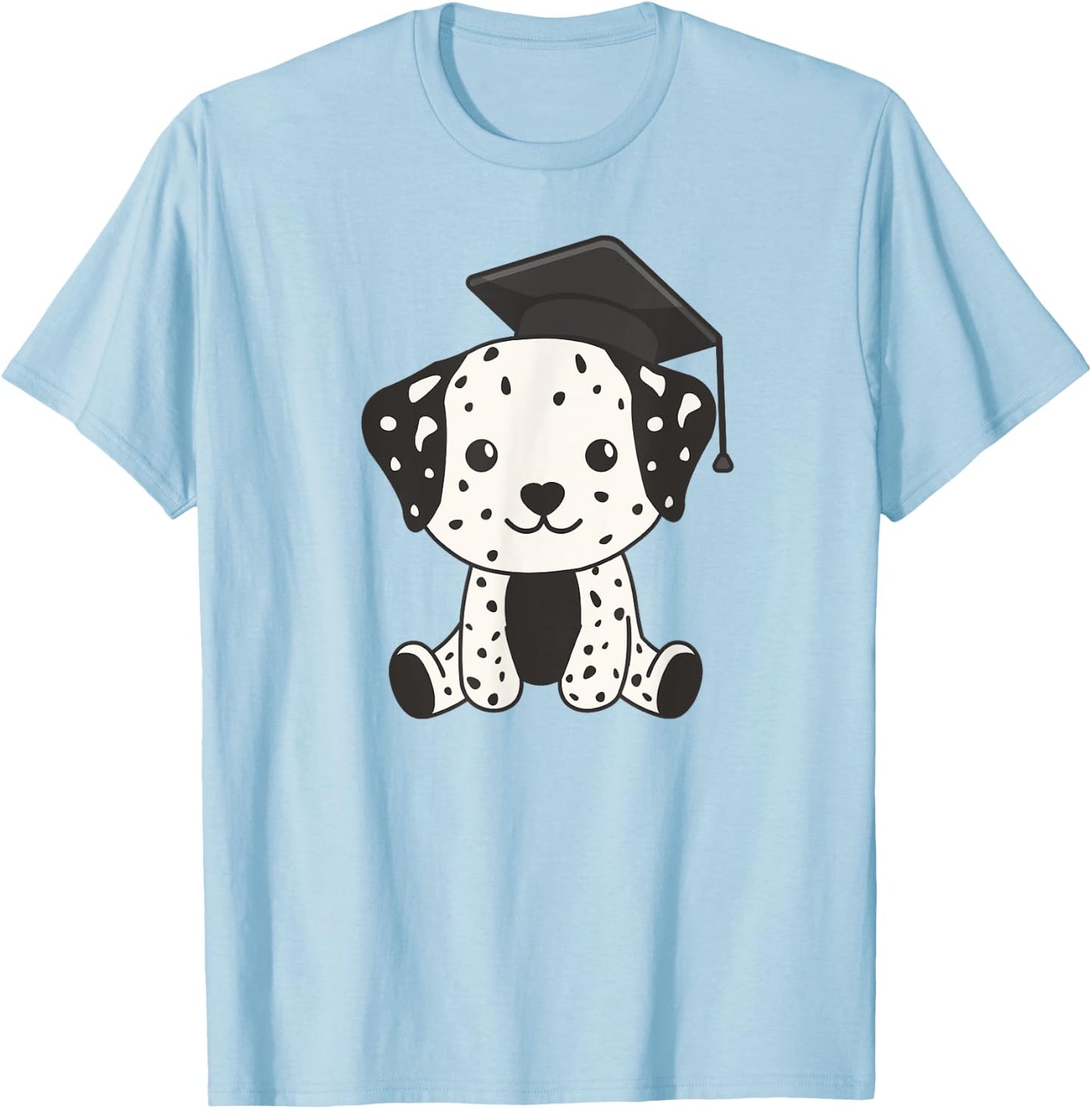 Kids School Kindergarten Dalmatian Graduation T-Shirt - T-Shirt | Light Blue